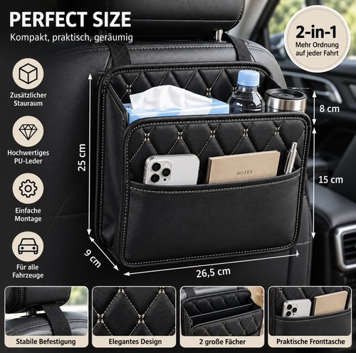 Autositz organizer 2in1 - autositz,